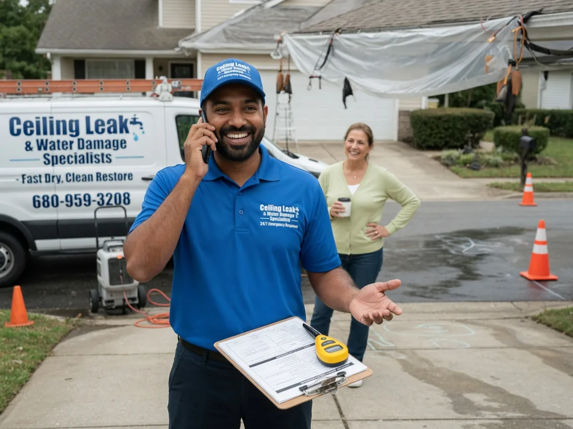 Ceiling Leak Cleanup Copperas Cove, TX FAQs